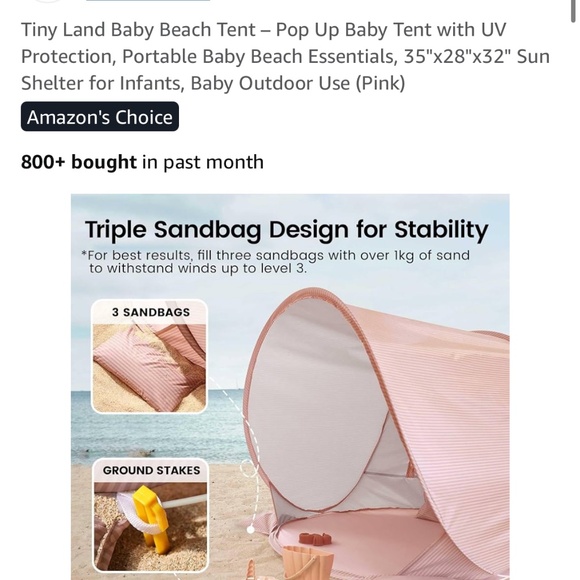 Tinyland new beach tent - Picture 5 of 5